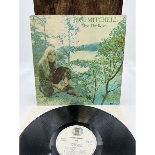 Joni Mitchell For the Roses LP Album Vinyl Record Asylum Records 1972 Folk Rock