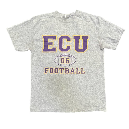 Y2K East Carolina University Sz Medium Gray T-Shirt Unisex Football NCAA