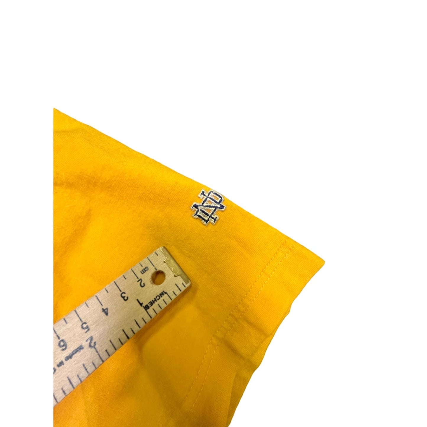 90s Notre Dame Yellow T-Shirt Size Large Cotton Exchange Unisex