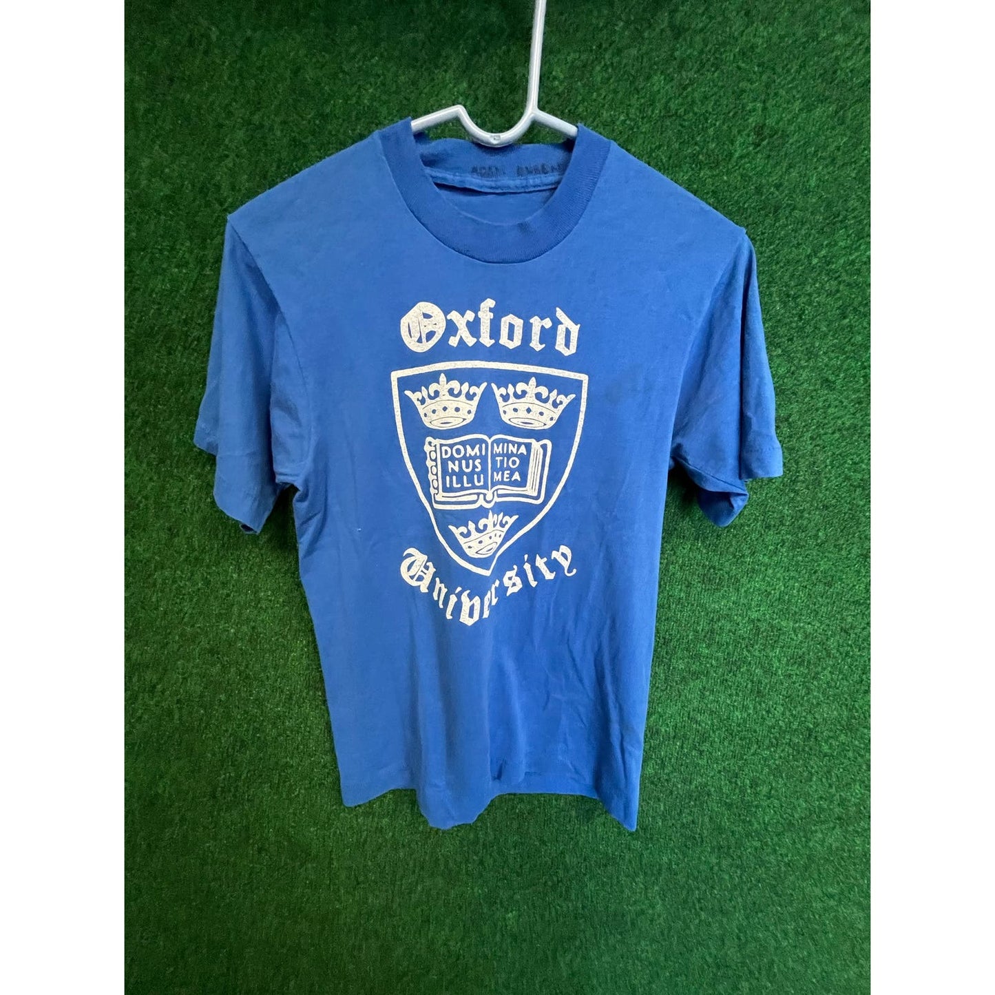 Lady's 90s Oxford University Blue Extra Small XS T-Shirt