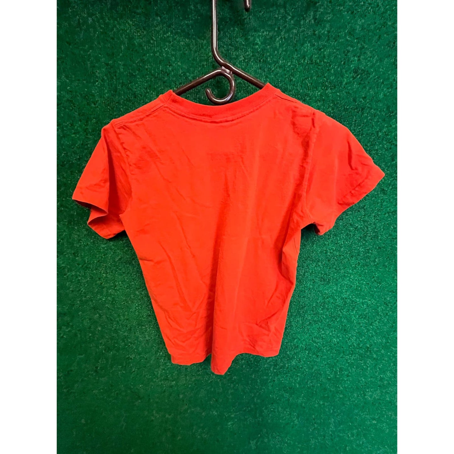 Y2K Lady's Bucknell University XS Extra Small Orange T-shirt (See Measurements)