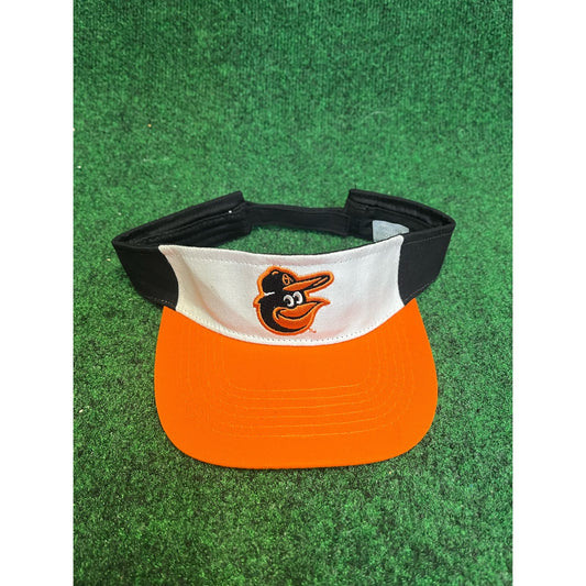 Y2K Baltimore Orioles MLB Black/Orange/White Unisex Visor Hat Golf