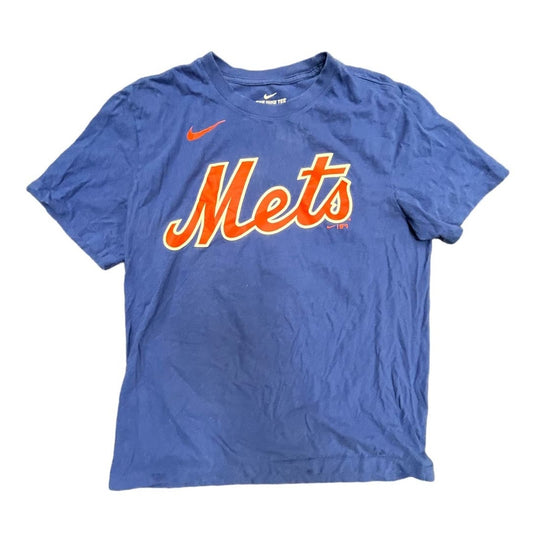 Y2K Nike New York Mets Pete Alonso Blue T-Shirt Sz Medium Unisex