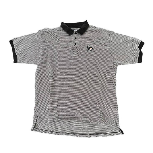 90's Philadelphia Flyers NHL Polo Shirt Golf Preppy Size XL
