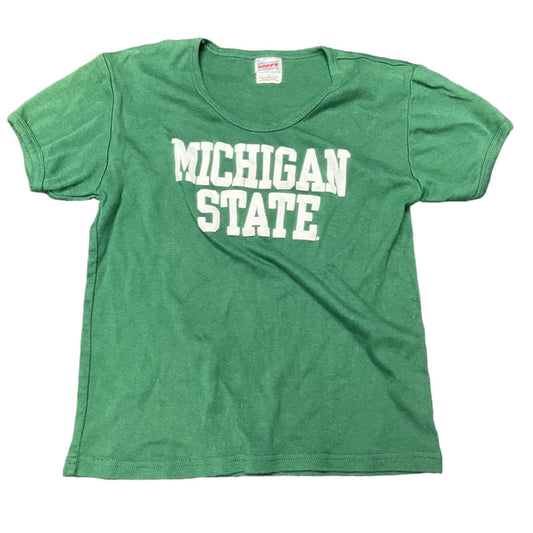 Youth 90s Michigan State University T-shirt size large