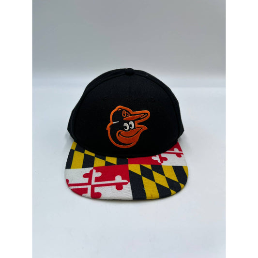 Y2K Baltimore Orioles Maryland Flag Snapback hat cap 90s Y2K