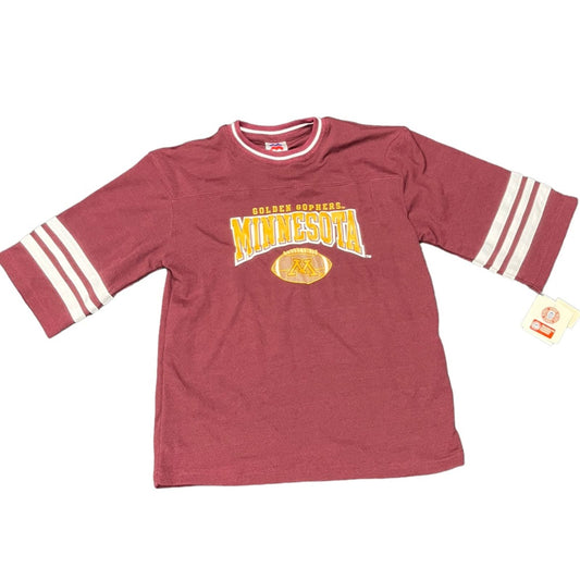 Girls 90s NWT Youth University Minnesota T-shirt long sleeve sweatshirt Medium