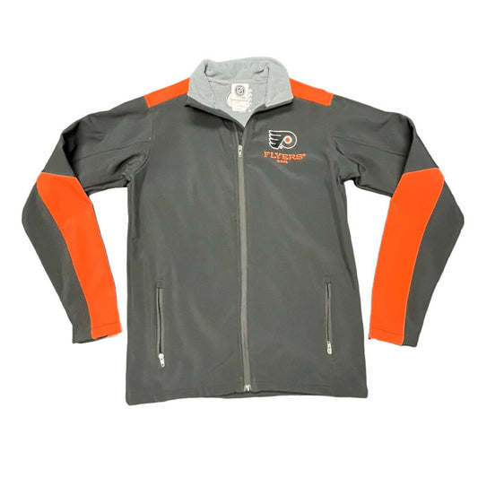 Y2K NHL Philadelphia Flyers Full zip-up shell jacket Small