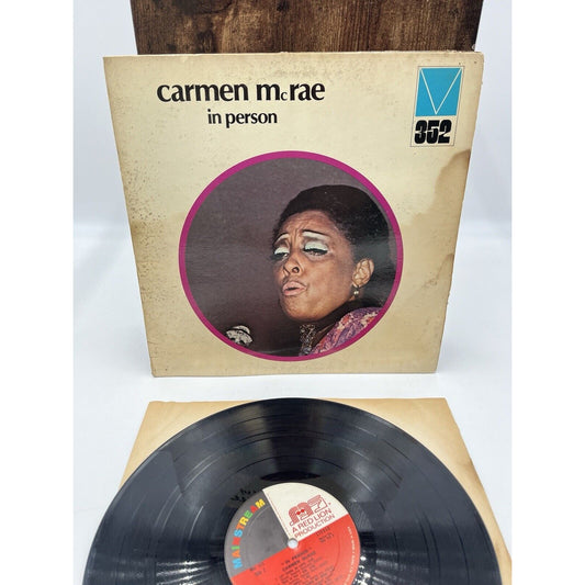 CARMEN MCRAE IN PERSON VINYL LP 1961 MLP 352