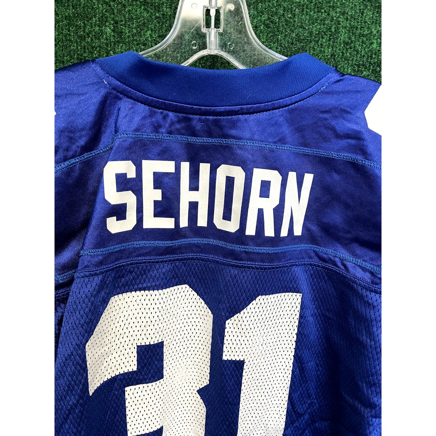 90s Reebok New York Giants NFL Jason Sehorn Cornerback Sz Medium Jersey