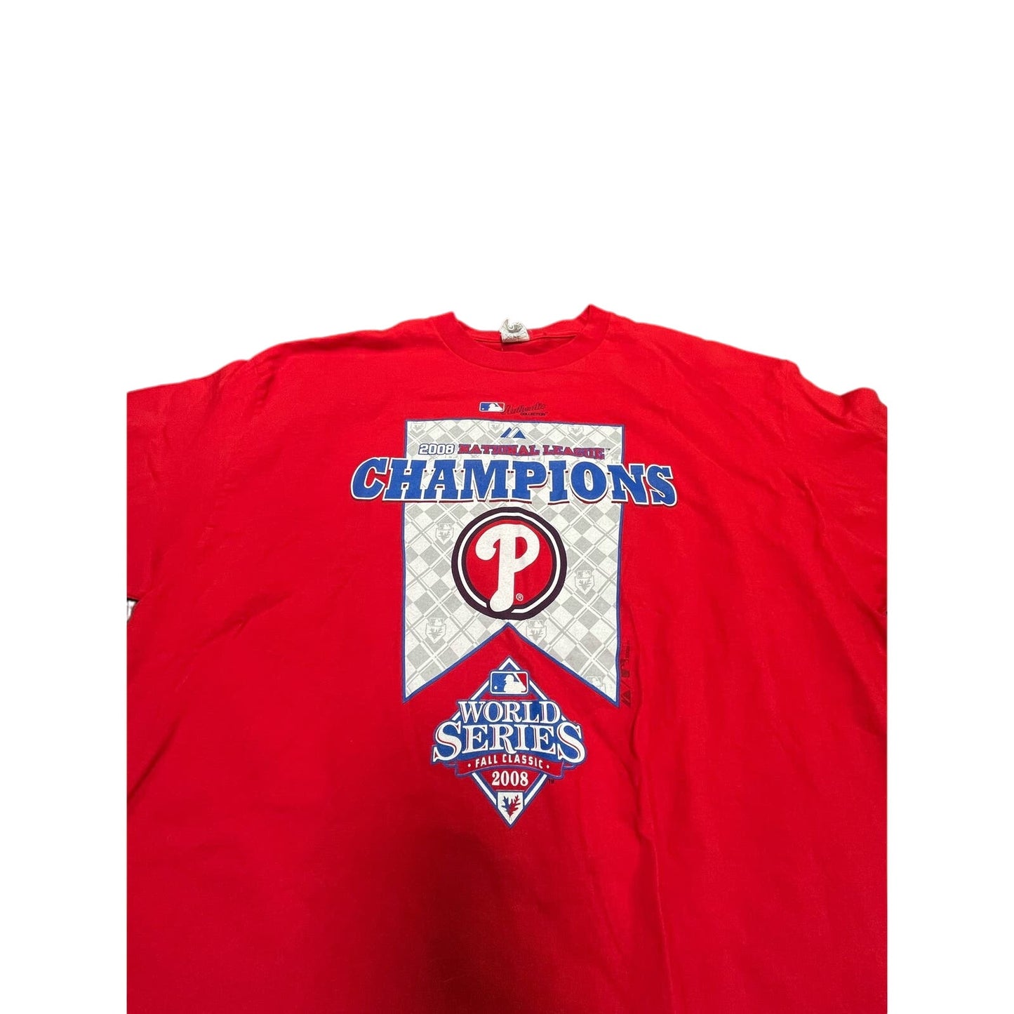 2008 Philadelphia Phillies World Series Champions Red XL T-Shirt Unisex