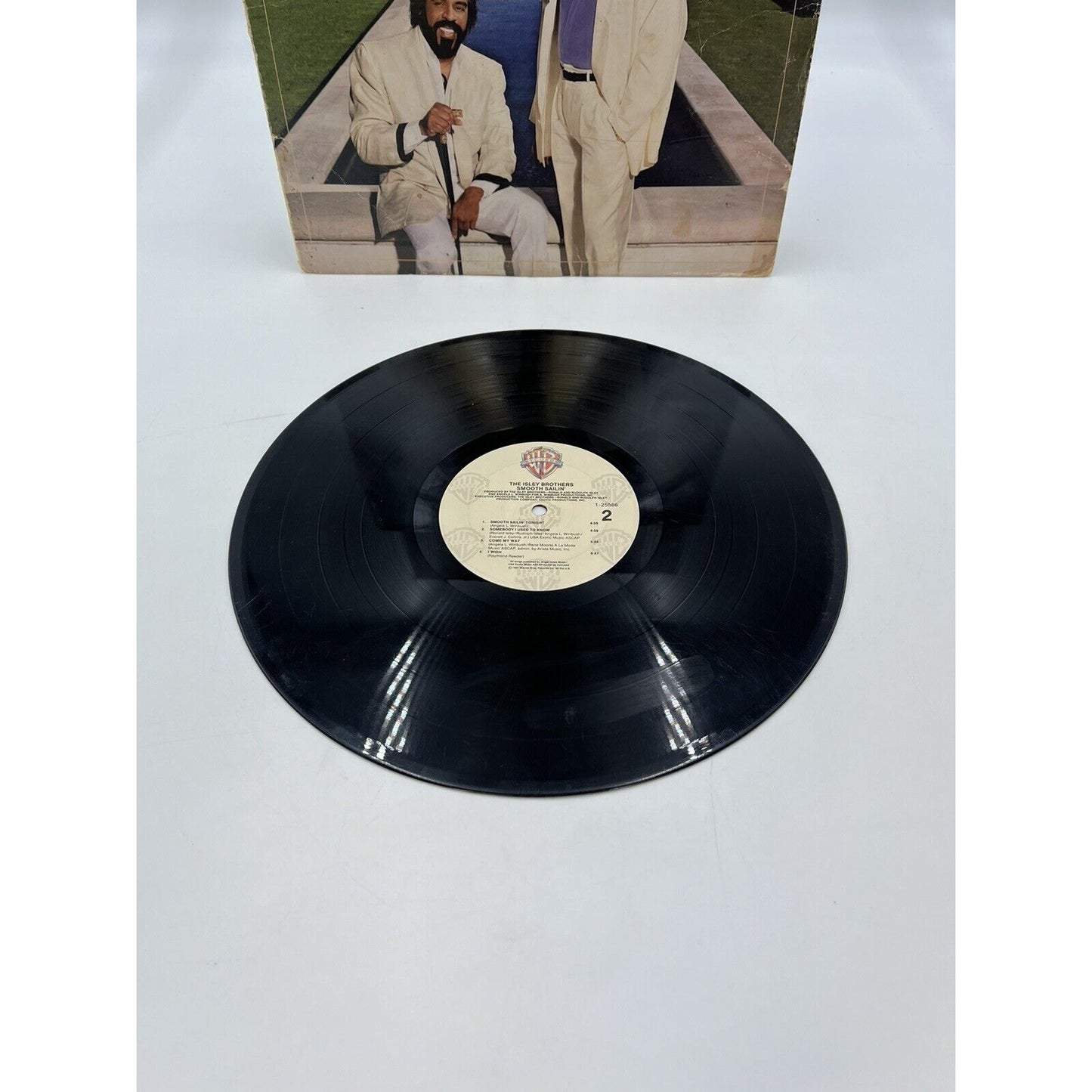 SMOOTH SAILIN’ The Isley Brothers Vinyl LP Album 1987 Warner Bros Records VG