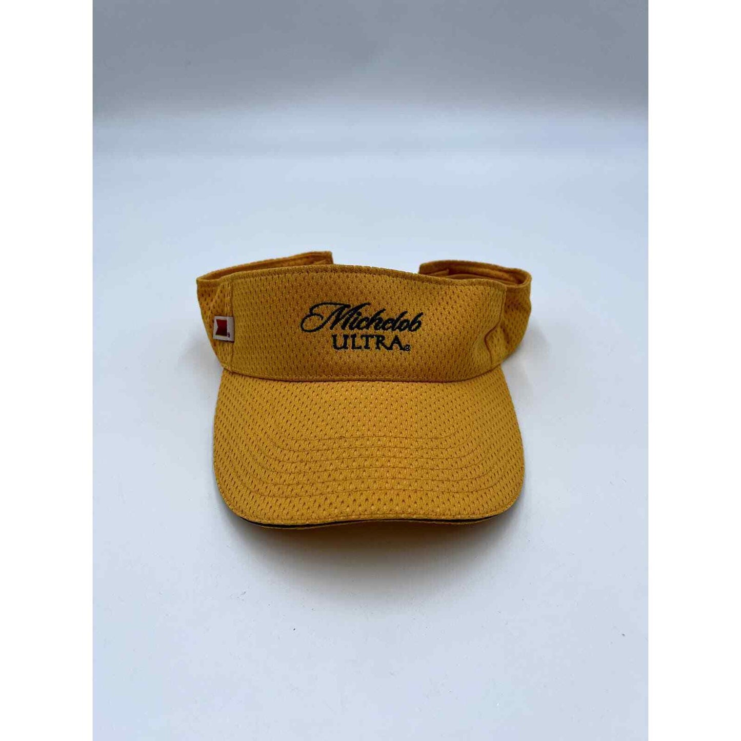 Y2K 2002 Michelob Ultra Strapback Yellow Golf Visor Adjustable