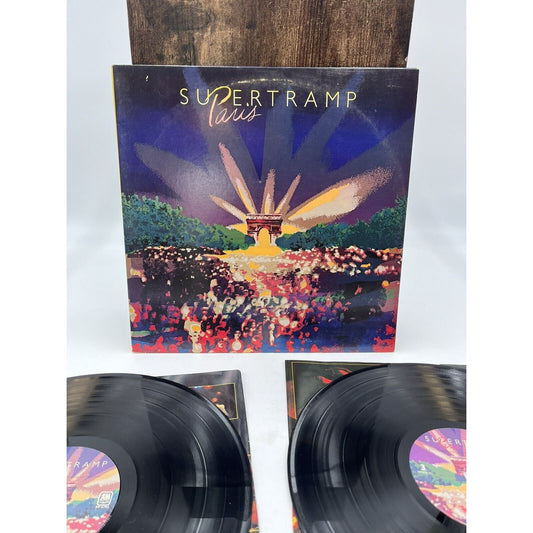 Supertramp 'Paris' Double Vinyl Record LP 1980 Original Press A&M SP-6702