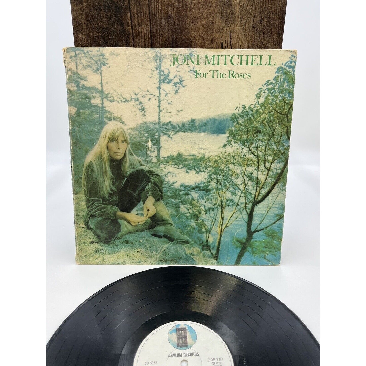 Joni Mitchell For the Roses LP Album Vinyl Record Asylum Records 1972 Folk Rock