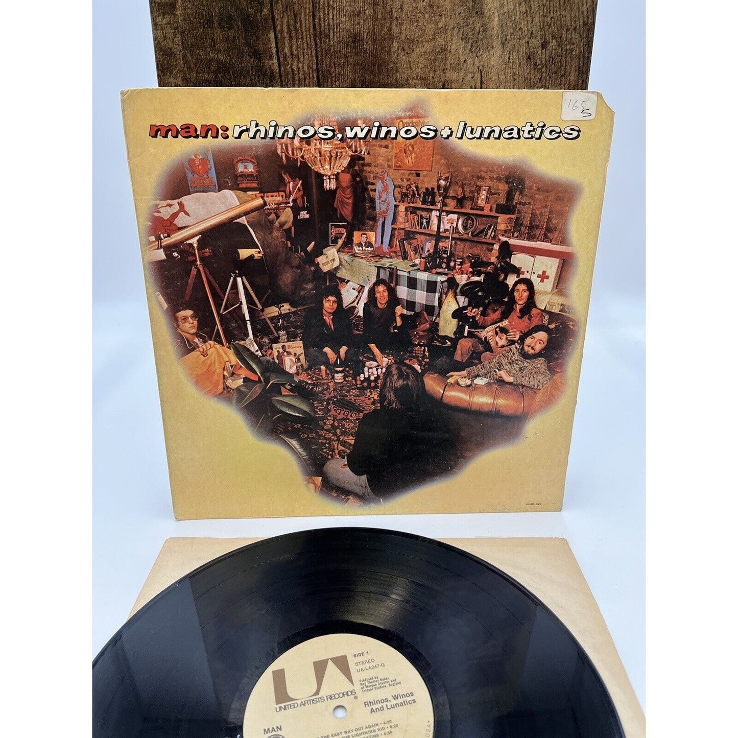 Man - Rhinos Winos + Lunatics 12" Vinyl LP - UA-LA247 United Artists