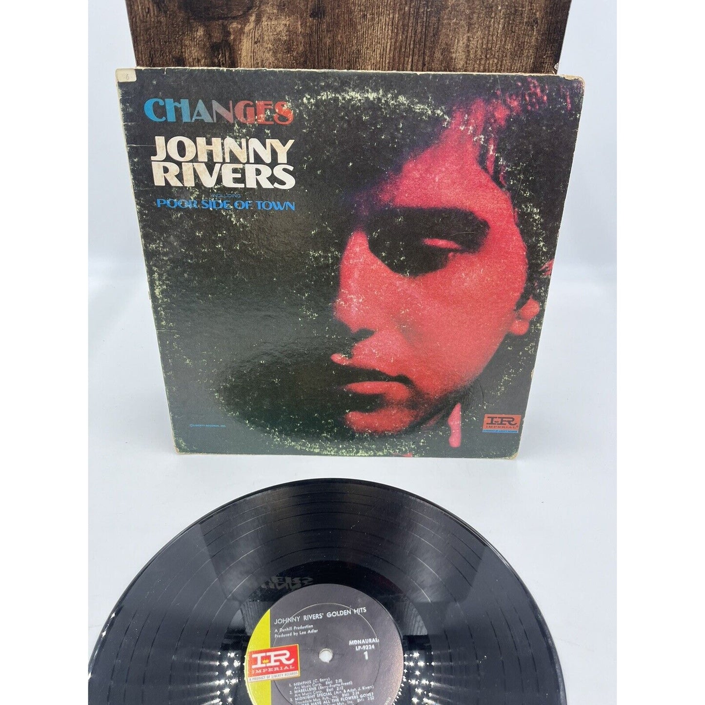 Johnny Rivers "Changes" 1966 Imperial Records LP-12334 Stereo LP