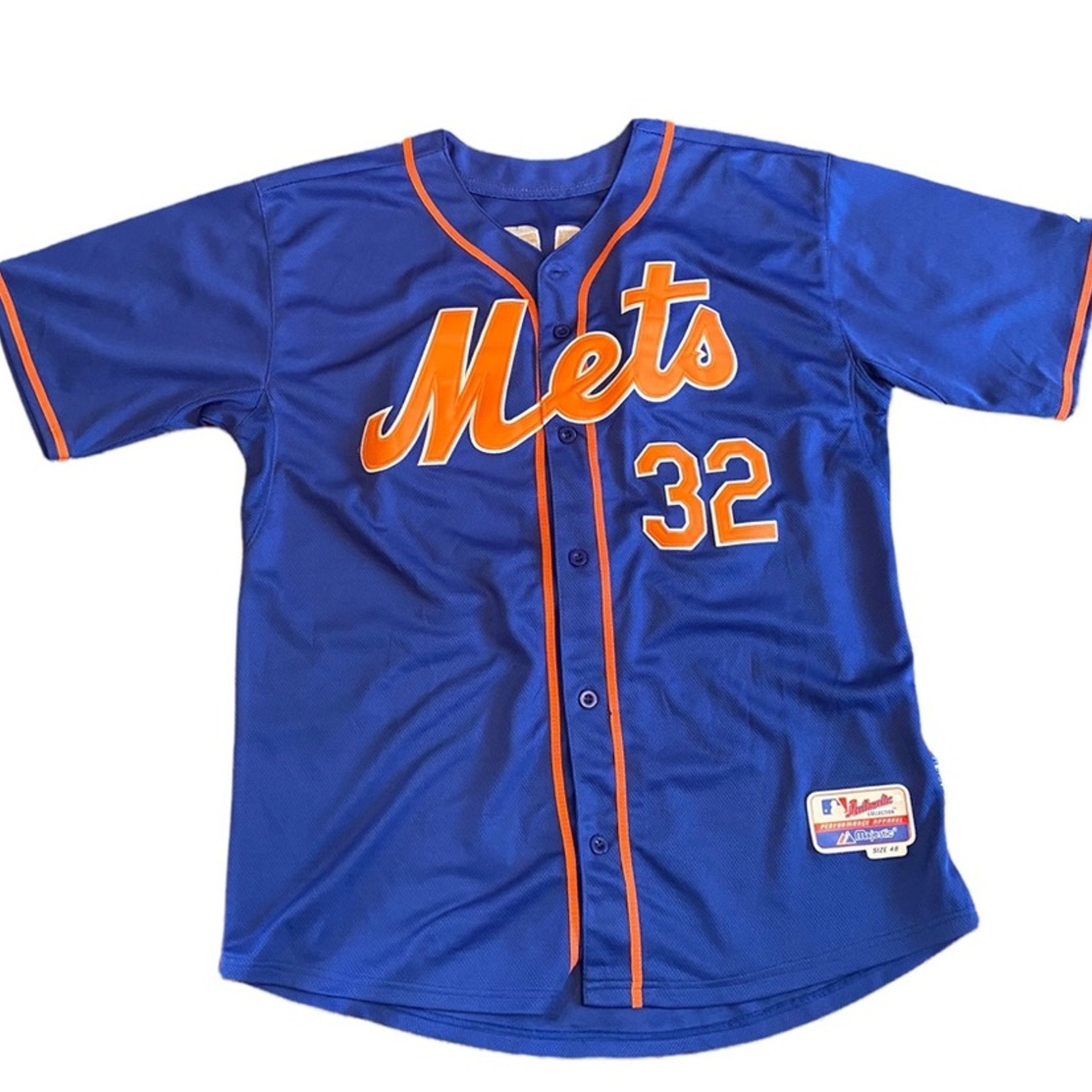 New York Steven Matz Mets Blue/Orange jersey size XL MLB Unisex