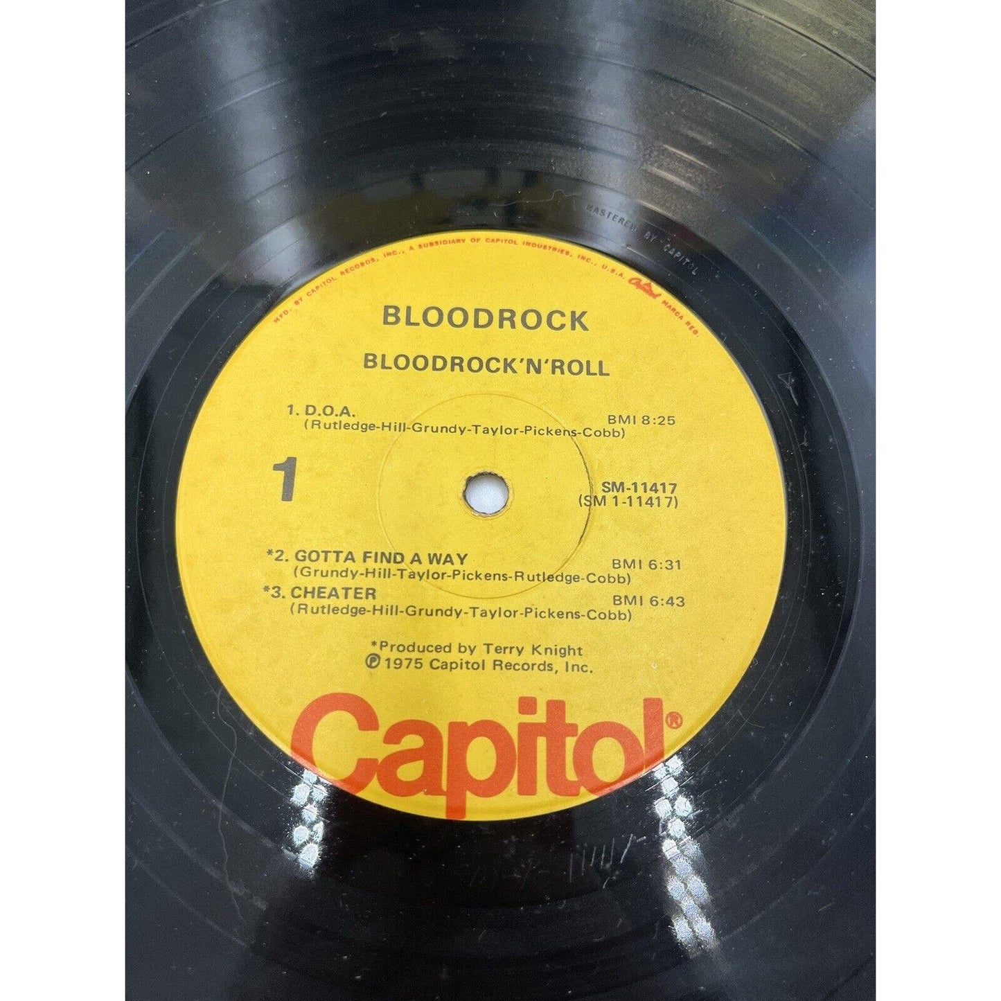 Bloodrock N Roll LP Record, 1975 Capitol