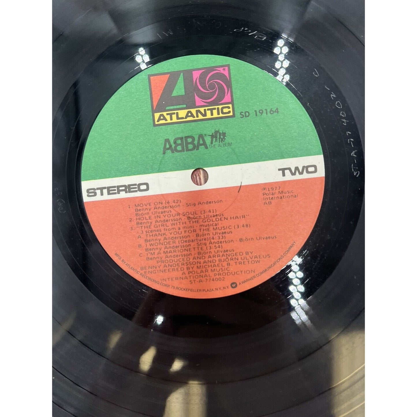 ABBA "The Album" LP Record Album Free Shipping