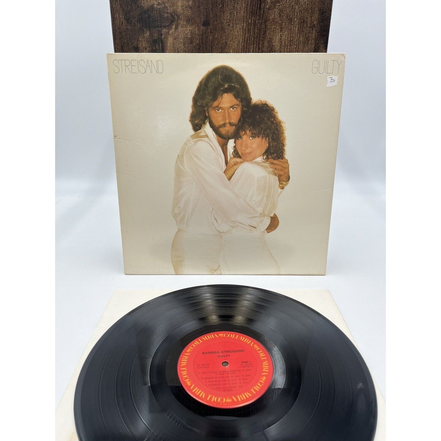 Barbra Streisand ‎-Guilty LP VINYL Gatefold Columbia ‎FC 36750 1980 Tested VG