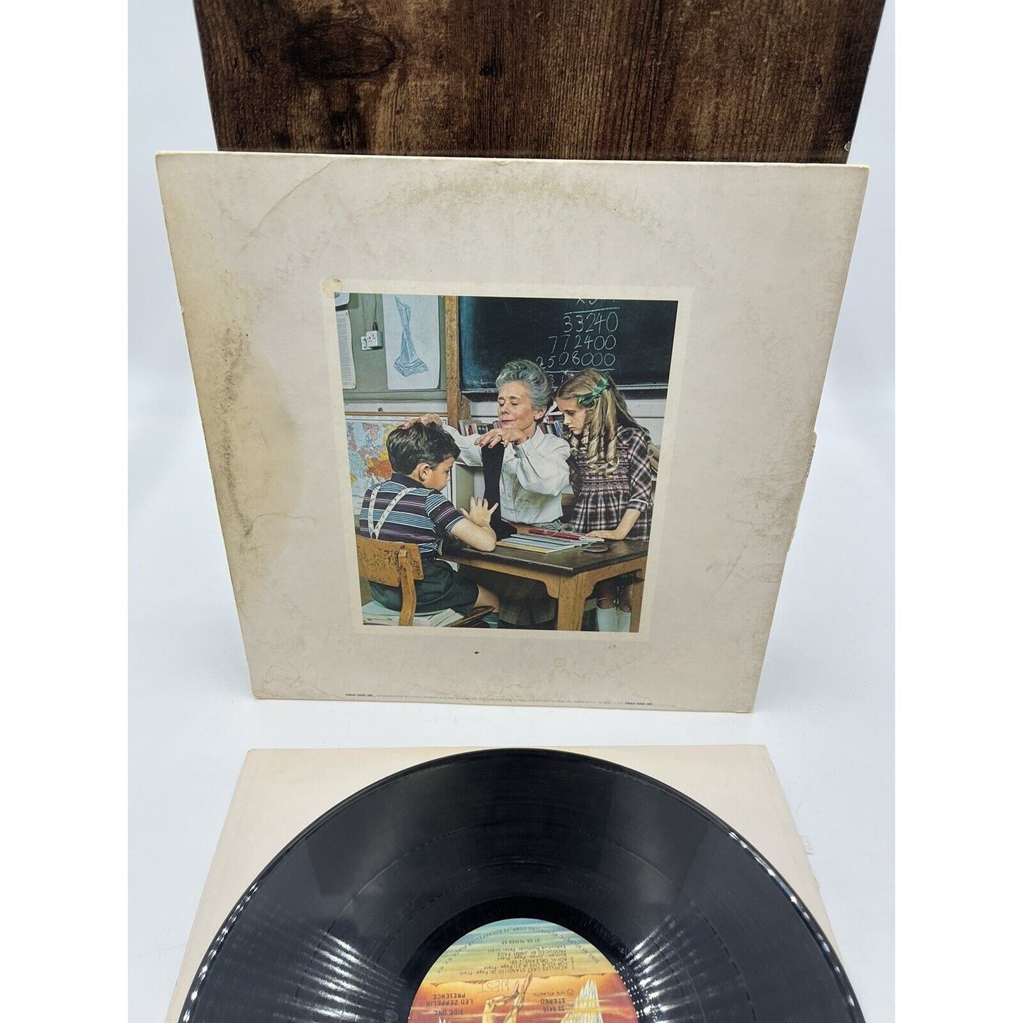 Led Zeppelin Presence Vinyl LP 1976 Swan Song Ss 8416 0698 Atlantic Records