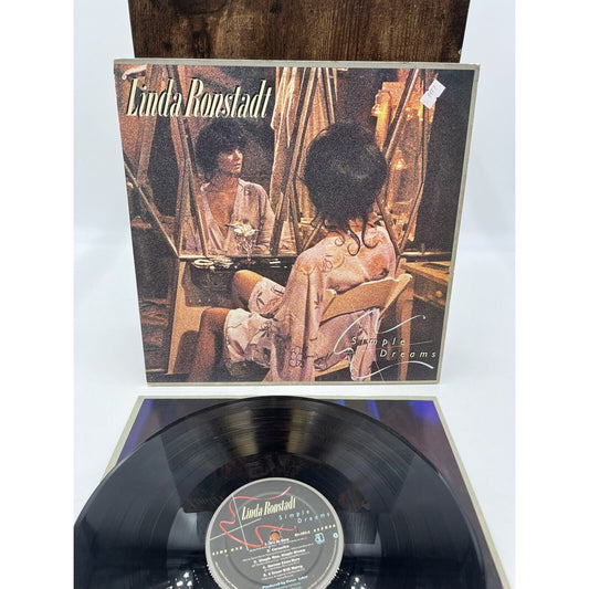 Linda Ronstadt - Simple Dreams LP Vinyl Record Elektra Asylum 6E-104 VG