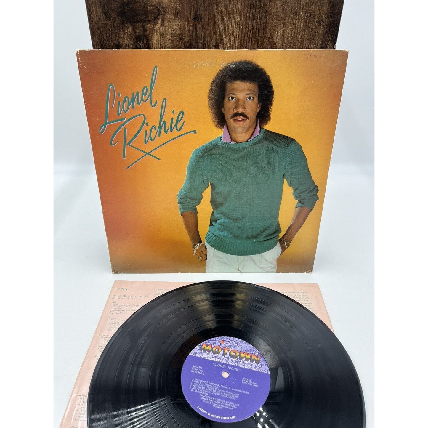 Lionel Richie Vtg Vinyl LP Record 1982 Motown Self Titled VG Free Shipping