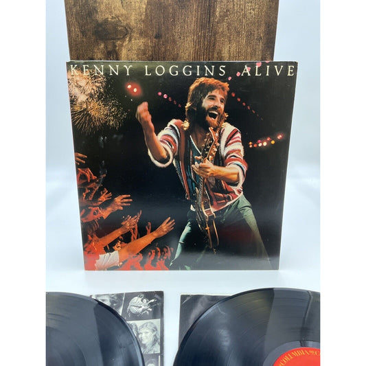 Kenny Loggins Alive 12" LP Vinyl Record Double Album PreOwned