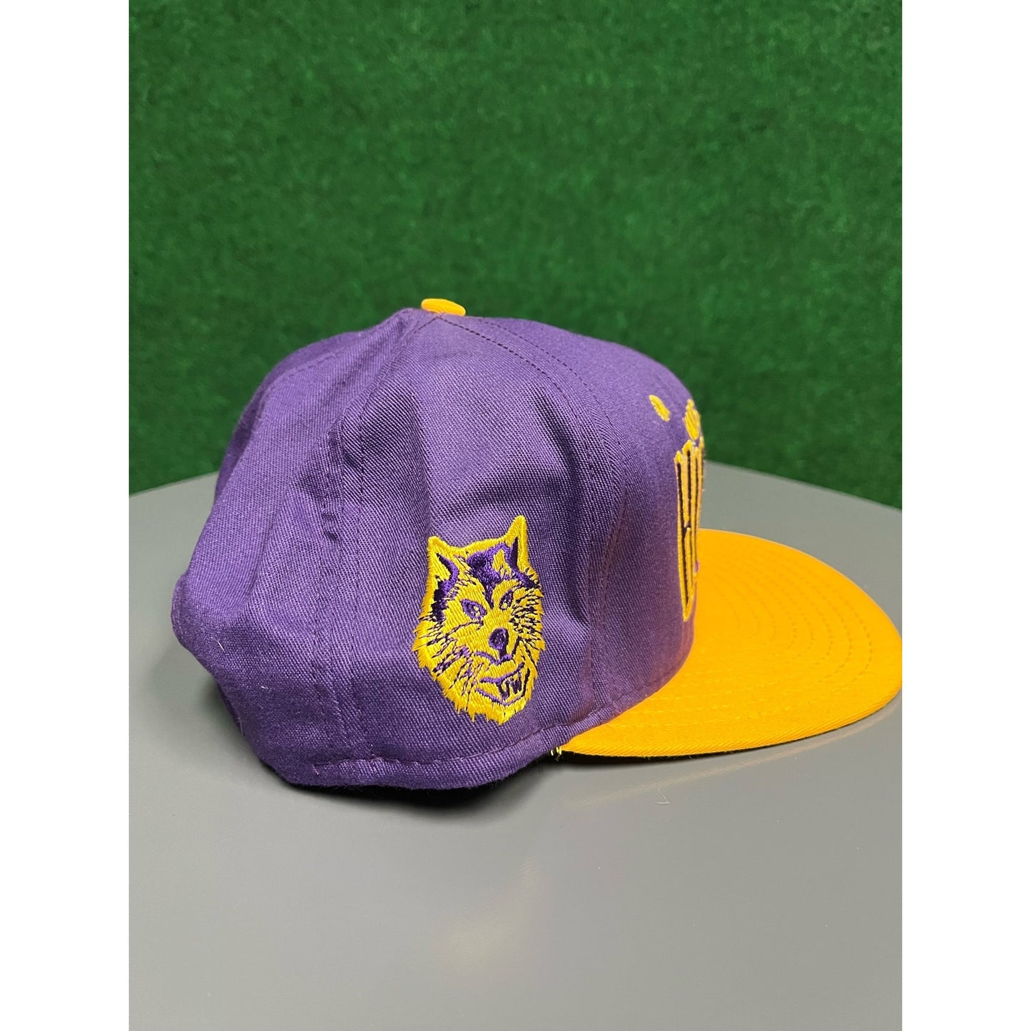 VTG 90s University Washington Huskies Snapback Hat Cap NCAA Made In USA Unisex