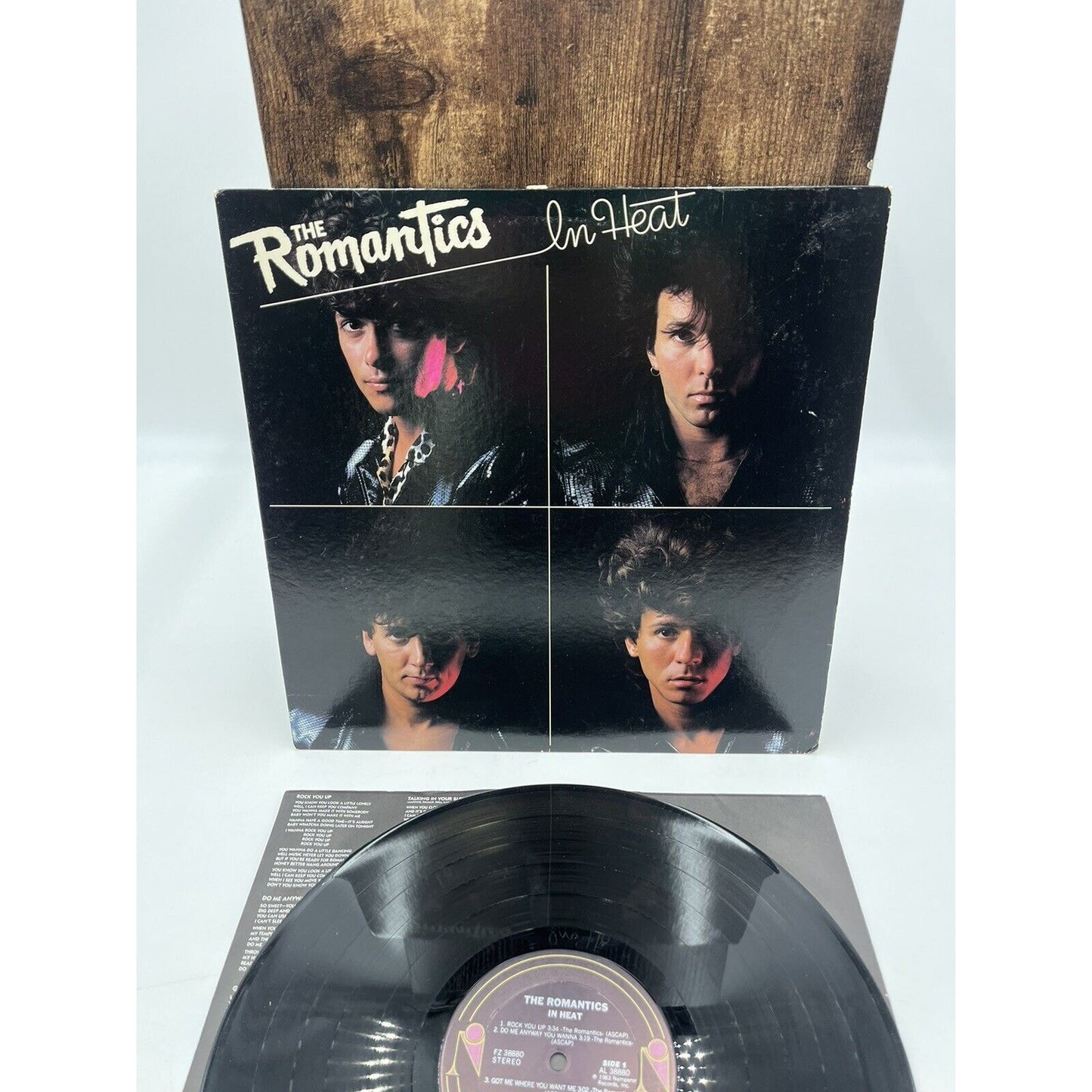 The Romantics In Heat Vinyl Record LP 1983 Nemperor Records BFZ 38880