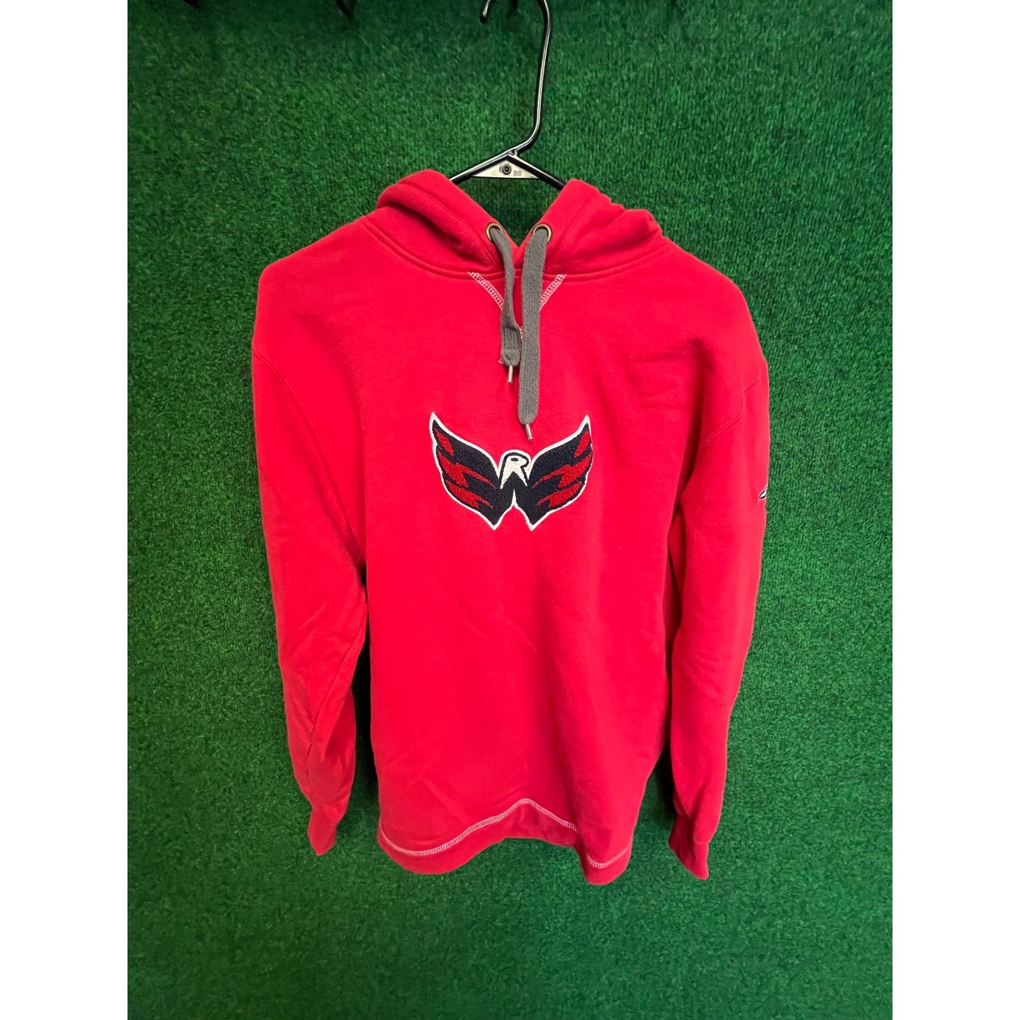 Y2K Washington Capitals Majestic Red pullover hoodie sweatshirt Medium