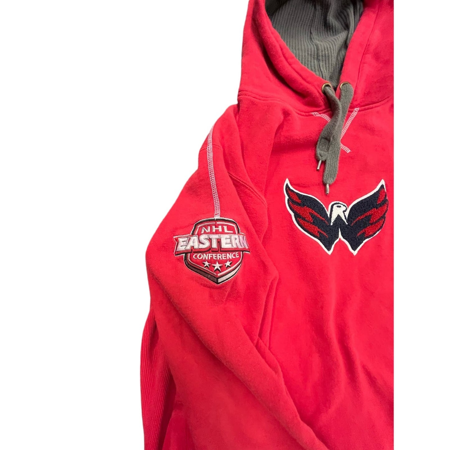 Y2K Washington Capitals Majestic Red pullover hoodie sweatshirt Medium