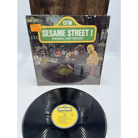 Vintage ‘Sesame Street 1’ Vinyl Record - Original Cast Recordings, 1974