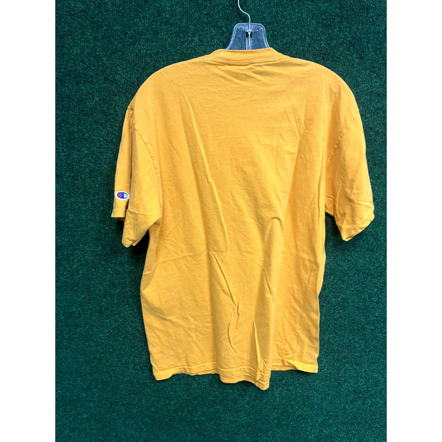 90s University Maryland Champion Yellow T-Shirt Size Large Unisex Gift