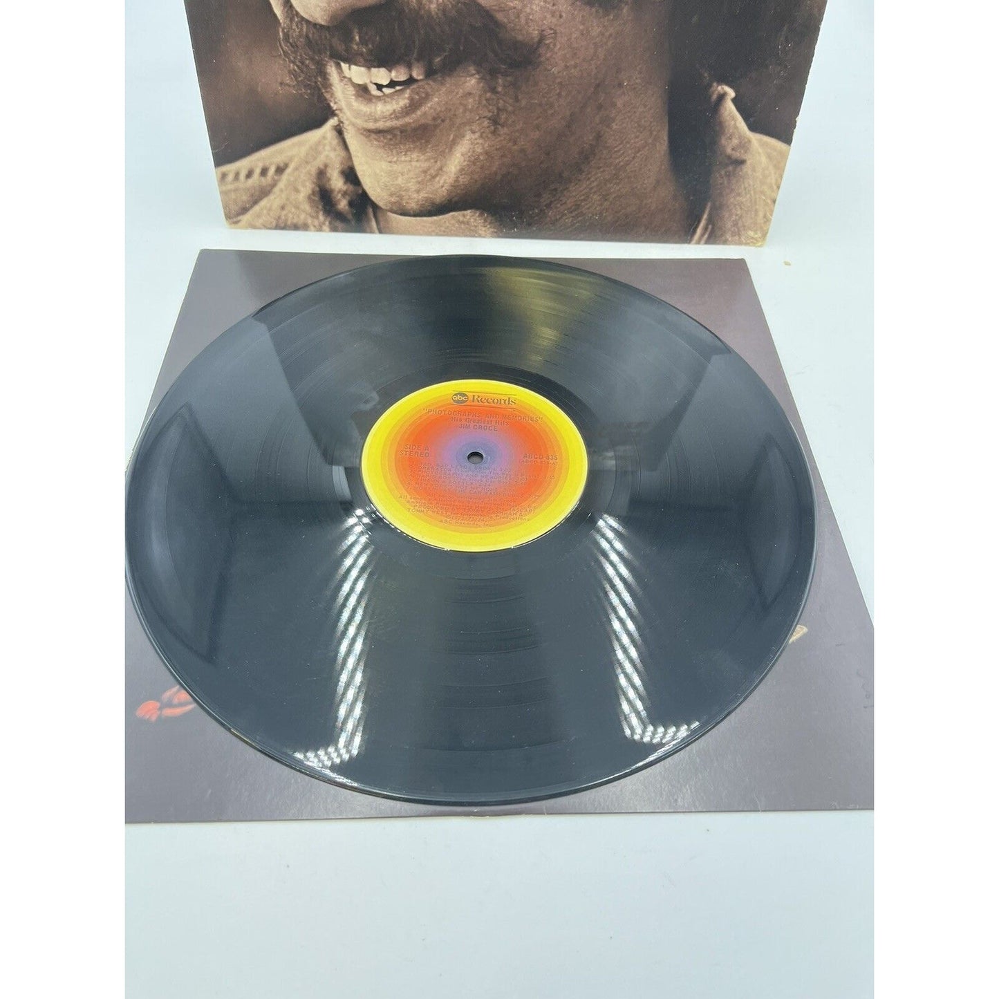 Jim Croce Photographs And Memories Greatest Hits Vinyl LP 12" Record ABCD 835 FS