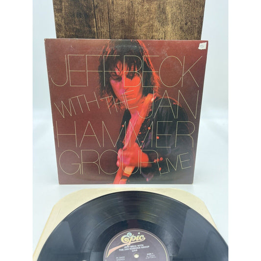 Jeff Beck With The Jan Hammer Group Live Je Record Album Vinyl LP