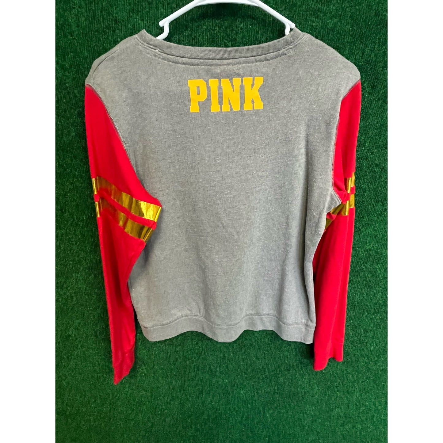 Y2K University Maryland PINK Victoria Secrets Long Sleeve Sweater/Shirt Small