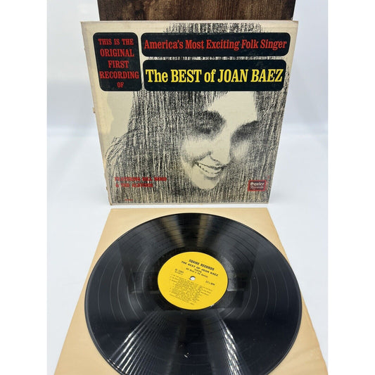 Joan Baez – The Best Of Joan Baez Vinyl, LP 1963 Squire Records – S/SQ 33001