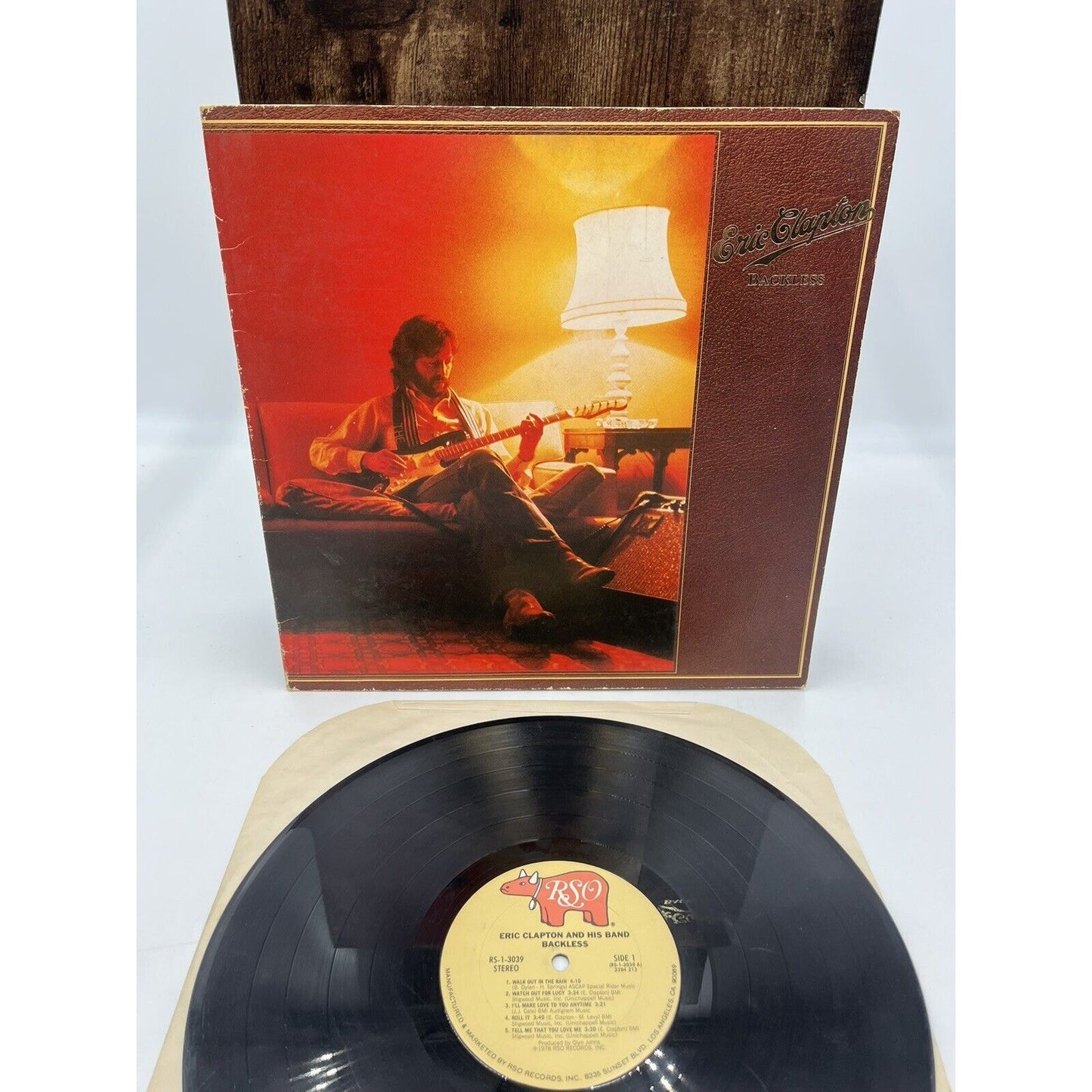 Eric Clapton - Backless - Original Pressing Vinyl - Free Shipping!