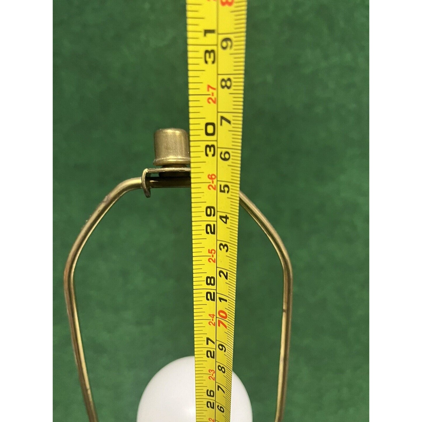 Vintage STIFFEL Polished Brass URN TORCH Table Lamp Heavy 30" High Round Base