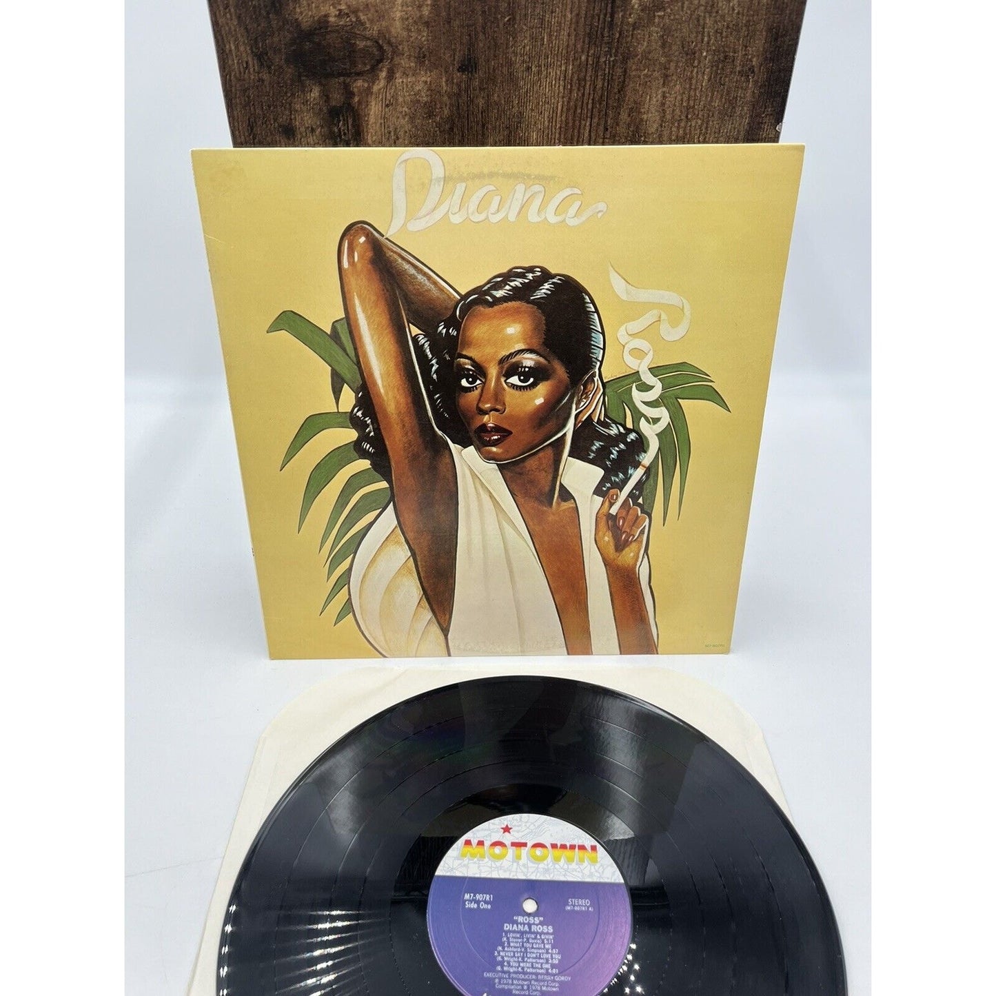 Diana Ross – Ross Vinyl LP Album 33RPM Motown STML 12093 1978 VG free Shipping