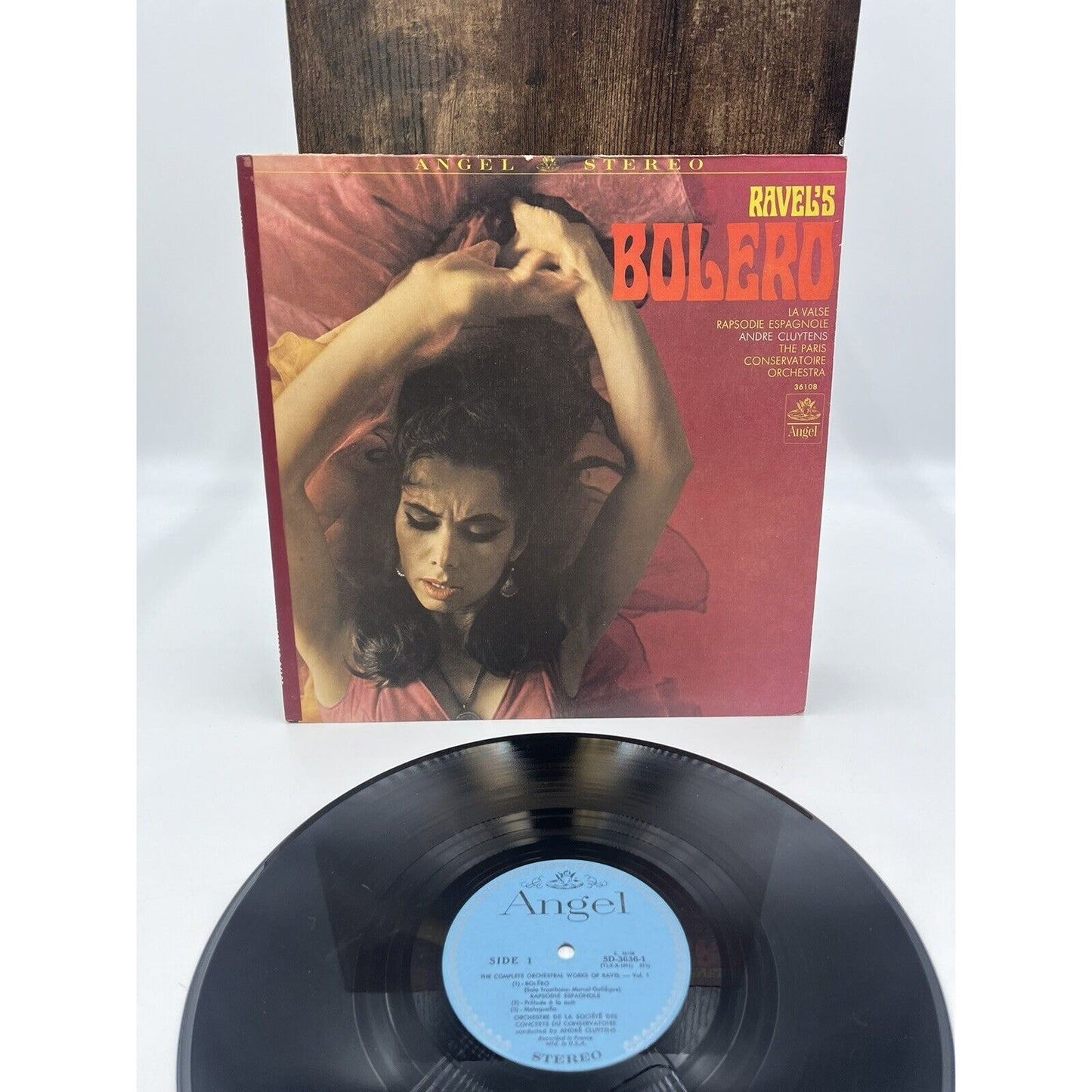 Ravel's Bolero vinyl Angel Records 36108 010718LLE Free Shipping