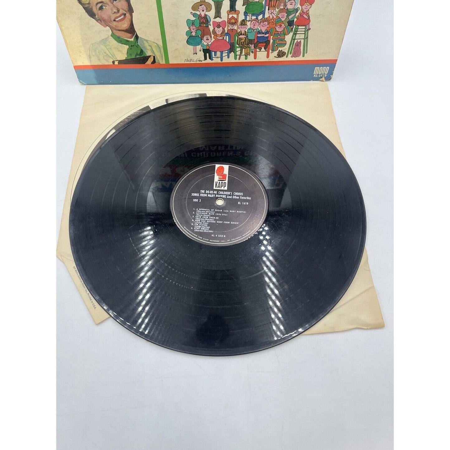 Songs from Mary Poppins and other favorites KS-3419 Vinyl Record LP Music