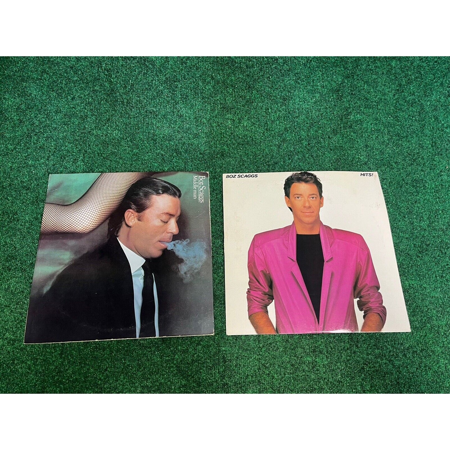 Lot of (2) BOZ SCAGGS LP records: Middle Man & Hits!