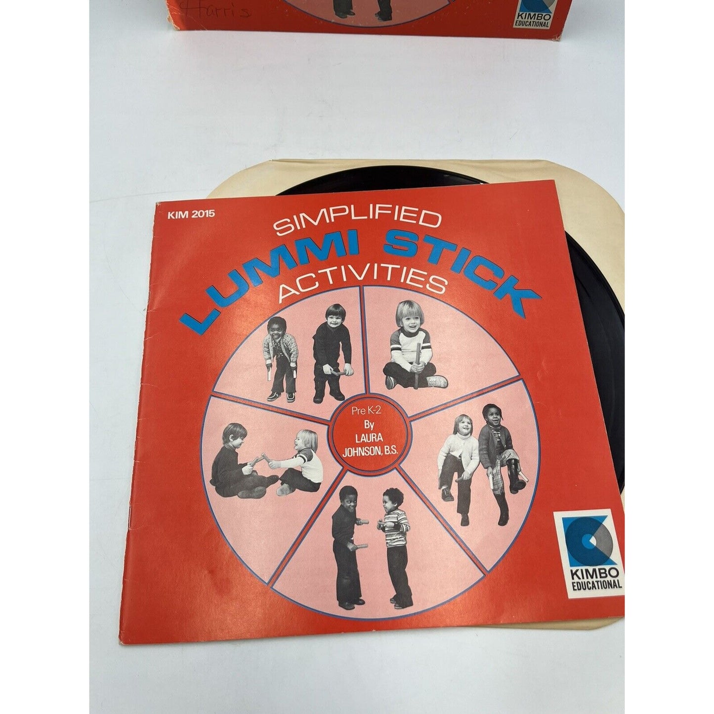 1976 Long Branch New Jersey Kimbo Lummi Stick Activities Vinyl LP Record & Book