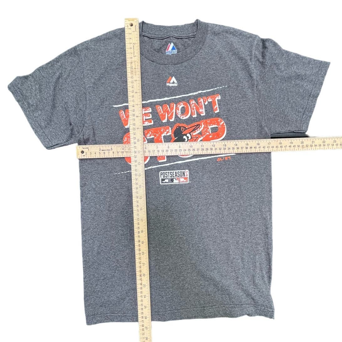 2014 Baltimore Orioles Sz Small Gray T-Shirt Unisex Y2K Gift