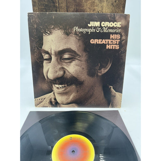 Jim Croce Photographs And Memories Greatest Hits Vinyl LP 12" Record ABCD 835 FS