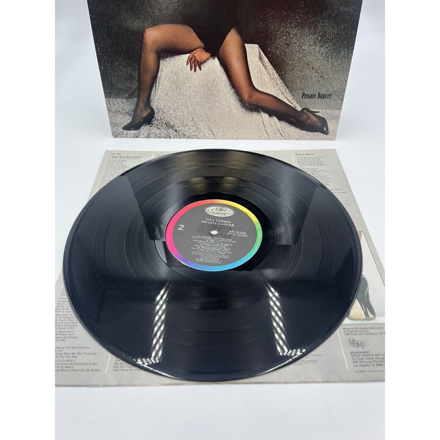 TINA TURNER LP Private Dancer 1983 Capitol vinyl VG/VG