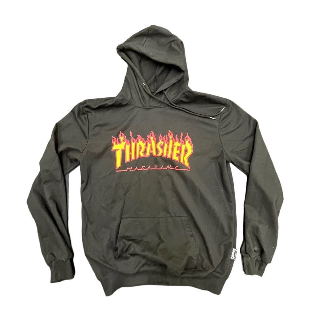 Thrasher Magazine BLACK Hoodie Sz. L